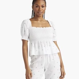 Hill House Home Jewel Jamie Top white size M brand new never worn